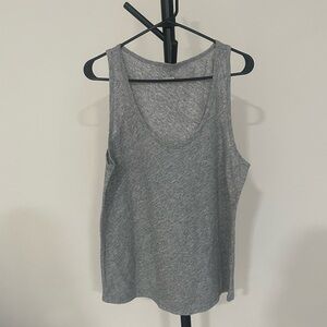 Womens J Crew Light Gray Tank Top